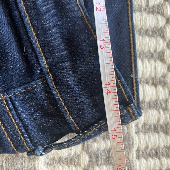 Gap 29 Tall Baby Boot Dark Blue Jeans with Stretch - Picture 3 of 8